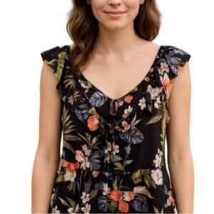 Anthropologie Patrons of Peace. V neck peplum top. S